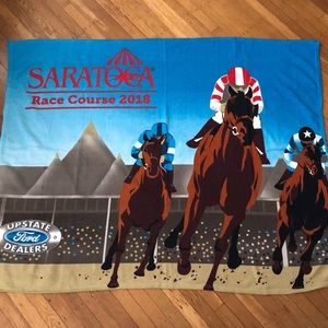 Saratoga Race Course 2018 Fleece Blanket Ford Promo